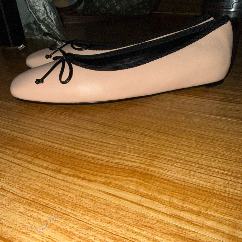 New M. Gemi The Danza Ballet Italian Calfskin Hidden Wedge Flat Shoes Size 11 - Picture 4 of 7